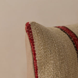Vintage Lumbar Pillow No. 341, 12" x 20"