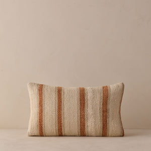 Vintage Lumbar Pillow No. 331, 12" x 20"