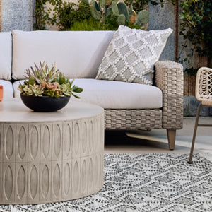 Mal Indoor / Outdoor Round Coffee Table