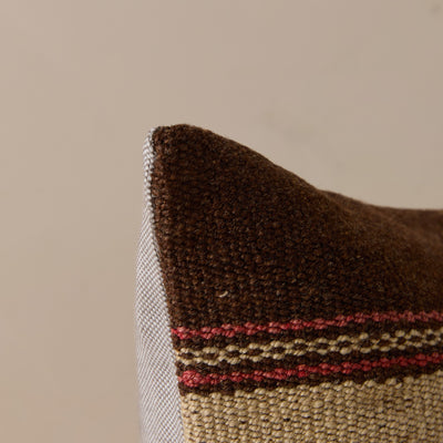 Vintage Lumbar Pillow No. 345, 12" x 20"