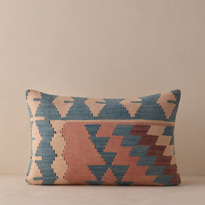 Vintage Lumbar Pillow No. 355, 16" x 24"