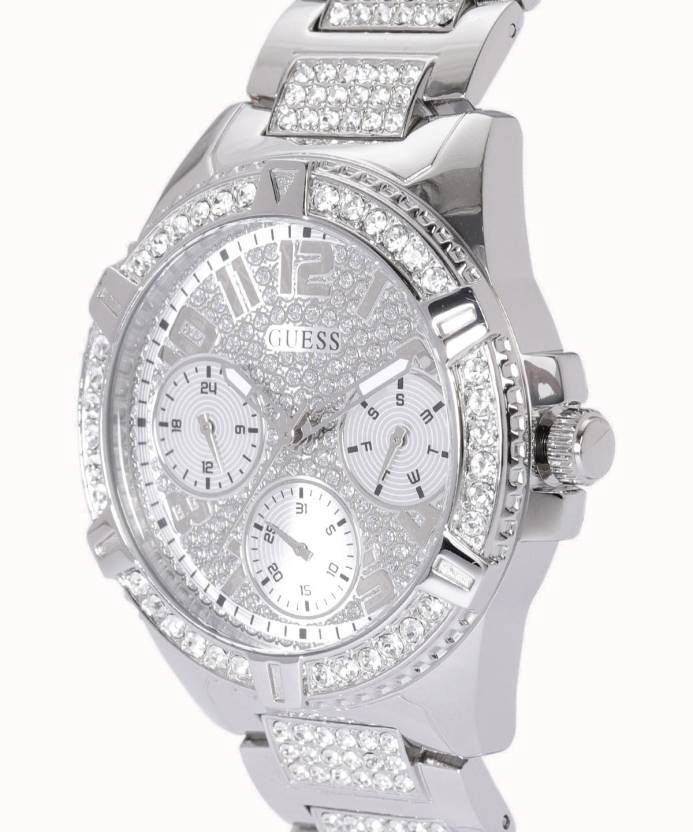 Guess Frontier Silver Dial Women 40mm
