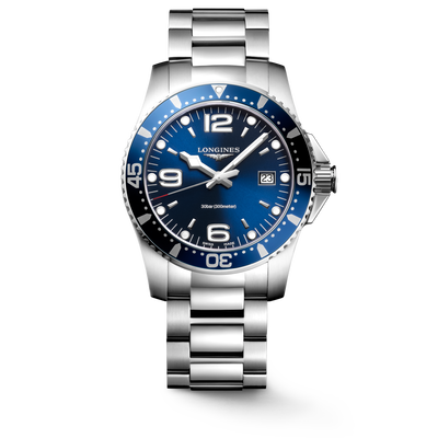 Longines Hydroconquest Sunray Blue Dial Men 41mm