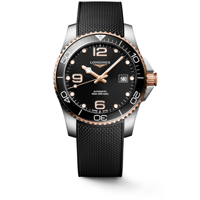 Longines Hydroconquest Sunray Black Dial Men 41mm