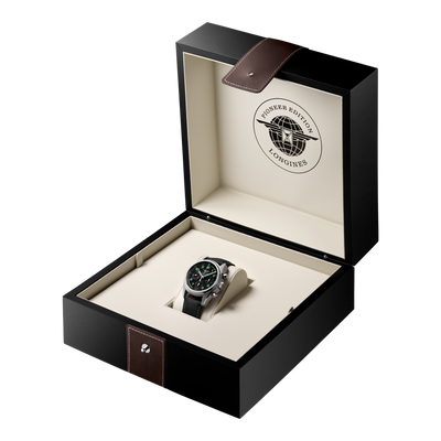 Longines Conquest Black matt Dial Men 42mm