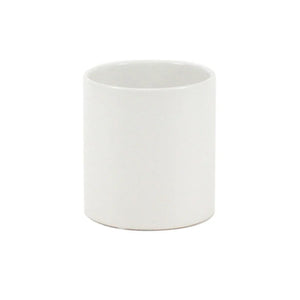White Cylinder Flower Vase