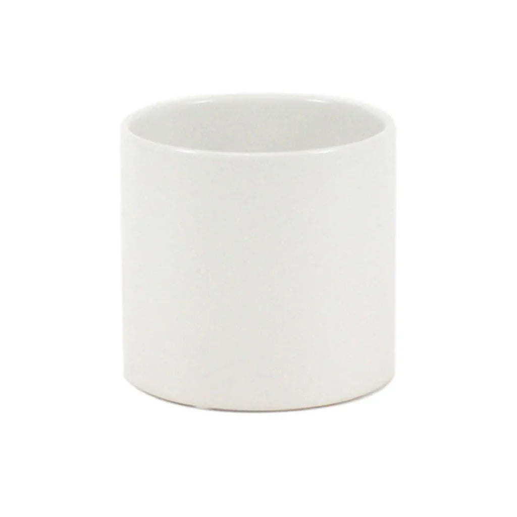White Cylinder Flower Vase