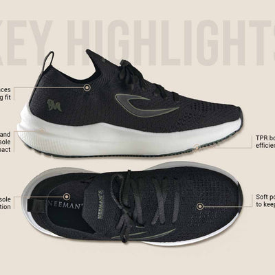 Whoosh Lite Sneakers : Black