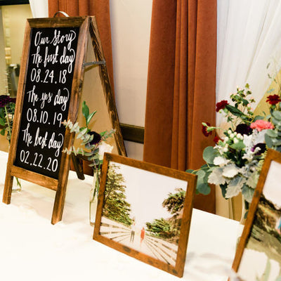 Burgundy and Blush Romantic Winter Wedding