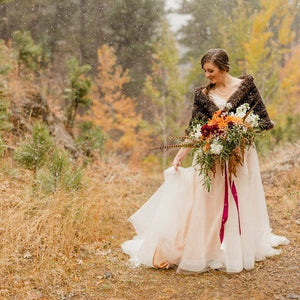 Snowy Orange DIY Wedding