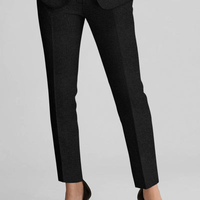 Women's Black Linen Suit