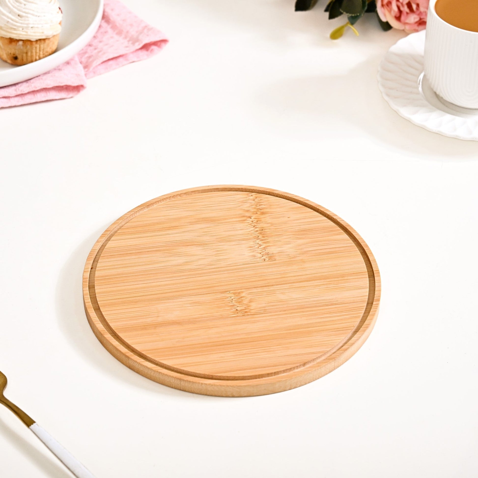 Wooden Cake Stand With Transparent Cloche 17cm