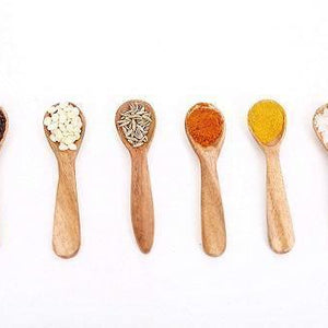 Wooden Masala Spoon (Set of 6) Compact