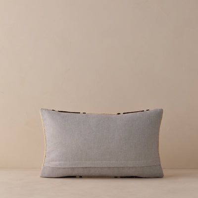 Vintage Lumbar Pillow No. 348, 12" x 20"