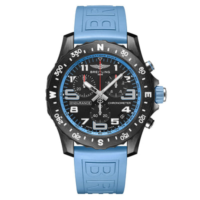 Breitling Professional Endurance Pro Blue Black Dial Men 44mm