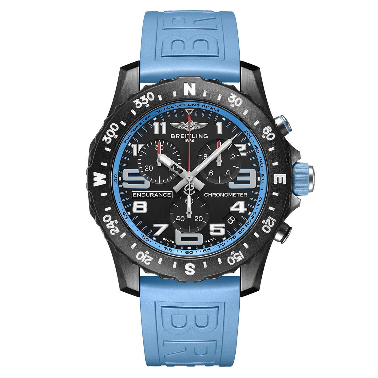 Breitling Professional Endurance Pro Blue Black Dial Men 44mm