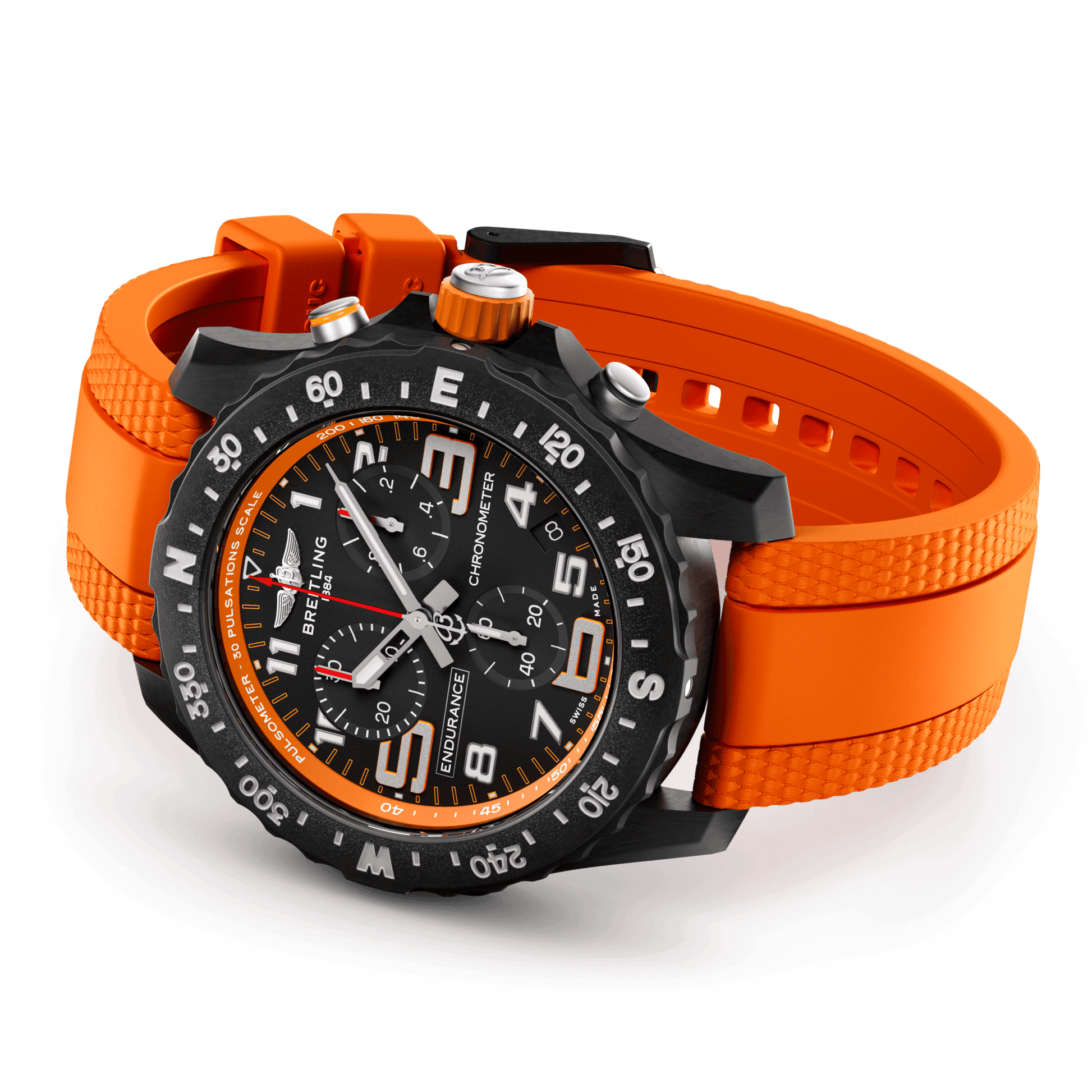 Breitling Endurance Pro Black Dial Men 44mm