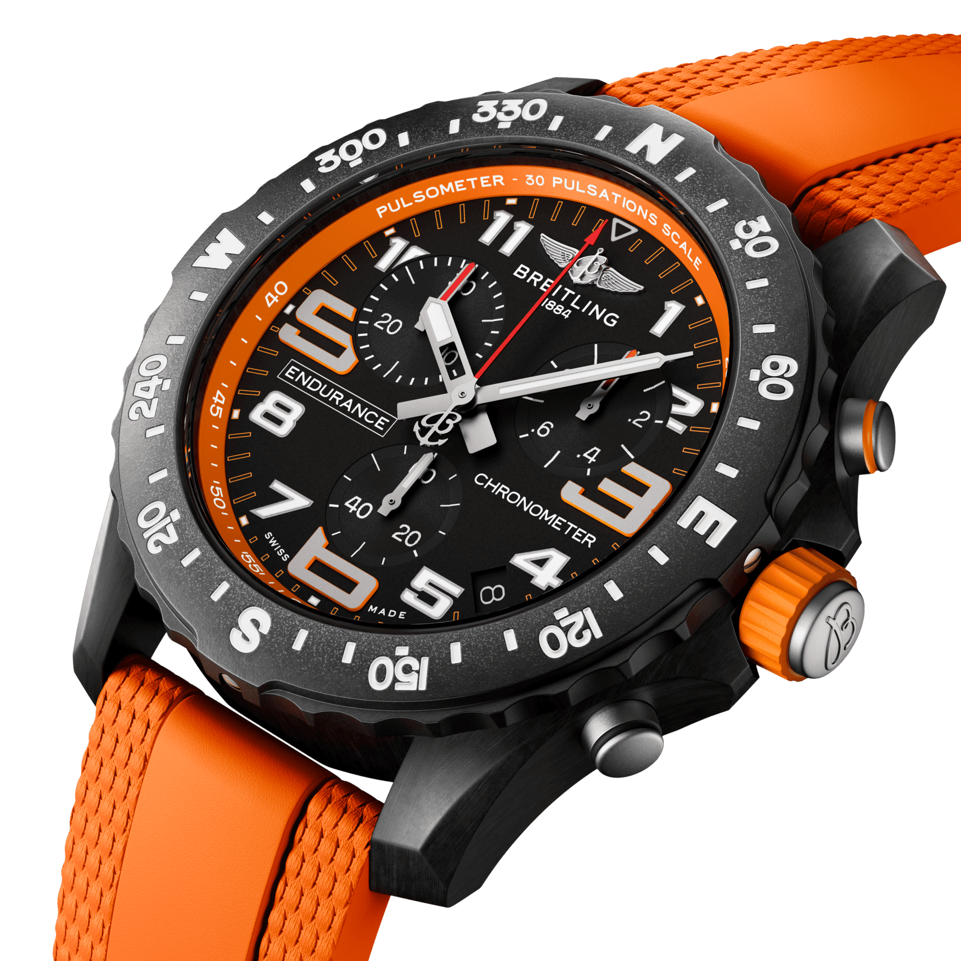 Breitling Endurance Pro Black Dial Men 44mm