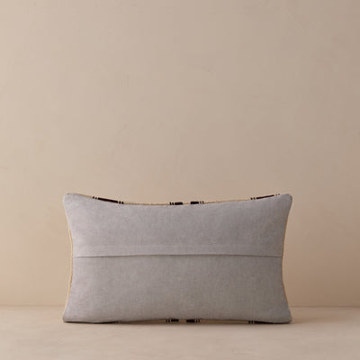 Vintage Lumbar Pillow No. 336, 12" x 20"