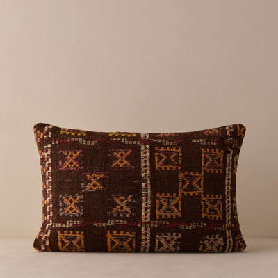 Vintage Lumbar Pillow No. 360, 16" x 24"