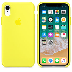 Silicone Case For iPhone XR - Yellow