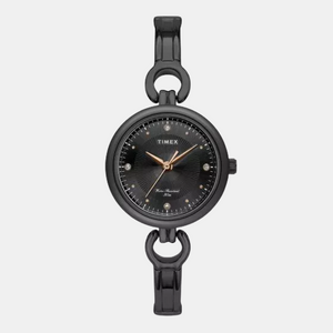 Classics Women Quartz Black Dial Analog Stainless Steel Watch TWEL11426