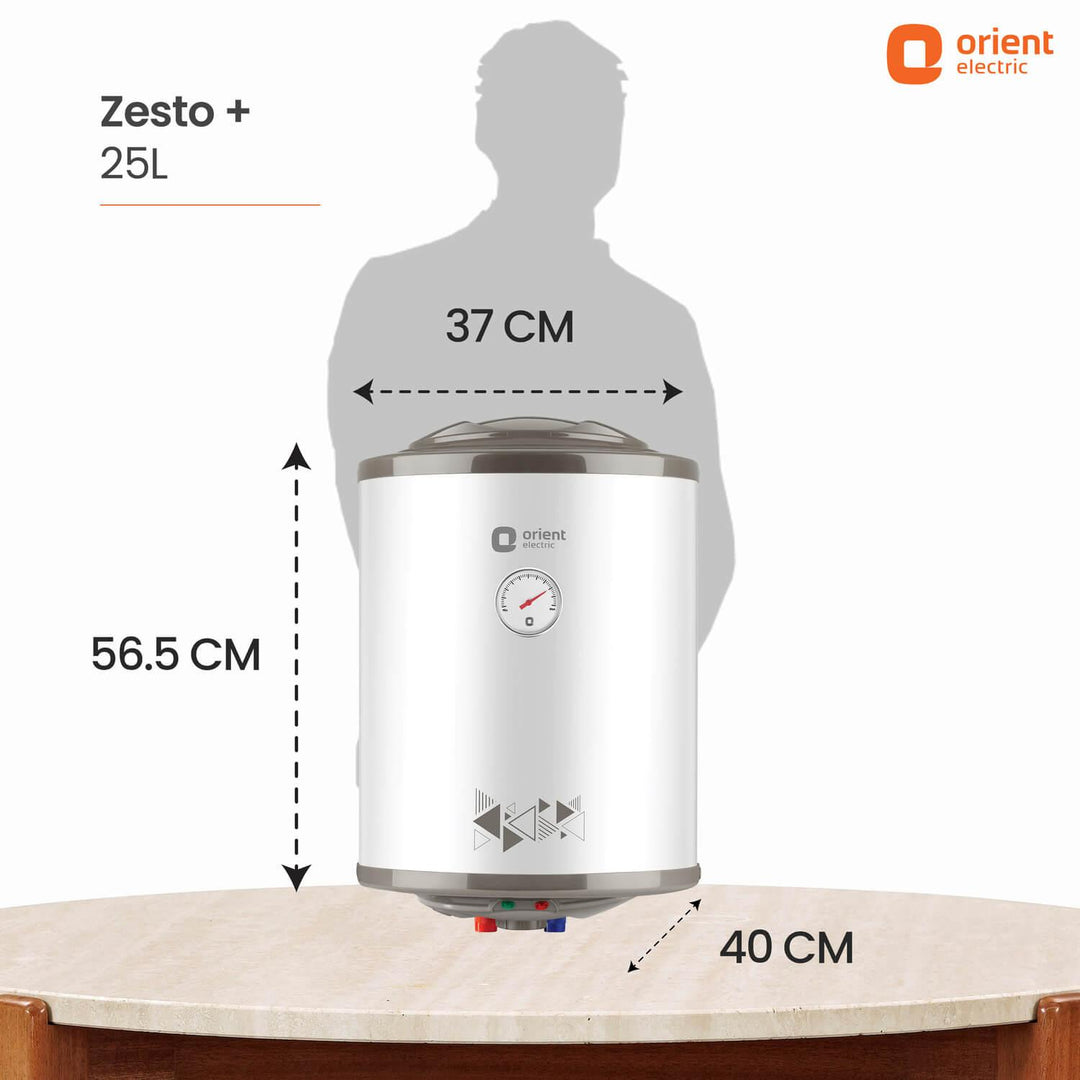 Zesto Water Heater (Geyser) | 8 Bar Pressure Compatibility | Suitable for High-rise Buildings | 7 years Tank Warranty