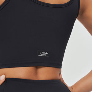 Zip Front Cargo Tank - Black