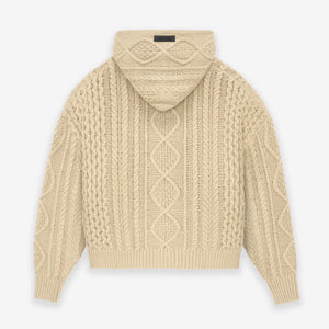 Cable Knit Hoodie