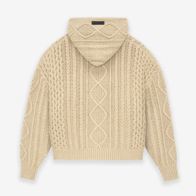 Cable Knit Hoodie