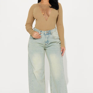 BlackTree  Rhinestone Bodysuit