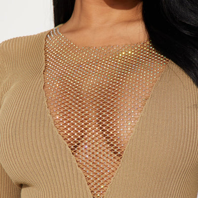 BlackTree  Rhinestone Bodysuit