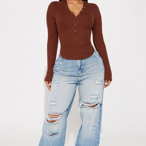 BlackTree Hoodie Henley Top