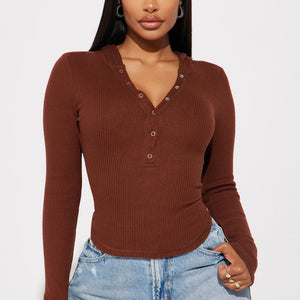 BlackTree Hoodie Henley Top