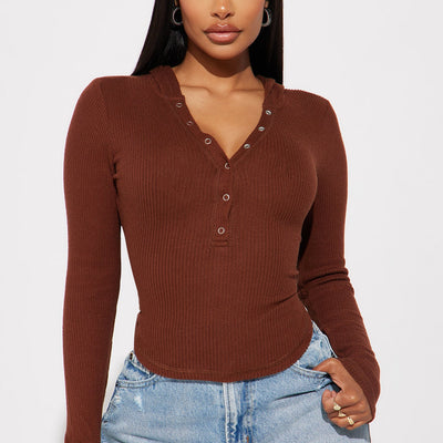 BlackTree Hoodie Henley Top