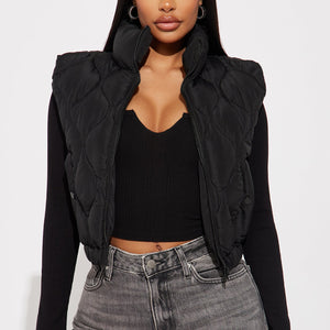 BlackTrer My Wave Quilted Puffer Vest