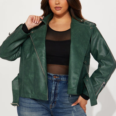 BlackTree Garment Wash Moto Jacket