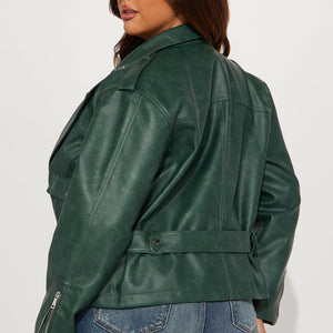 BlackTree Garment Wash Moto Jacket