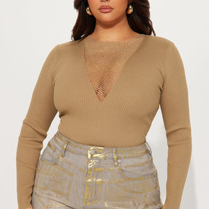 BlackTree  Rhinestone Bodysuit