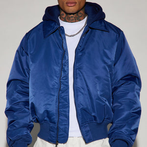 BlackTree Hooded Bomber Jacket