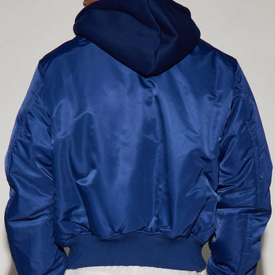 BlackTree Hooded Bomber Jacket