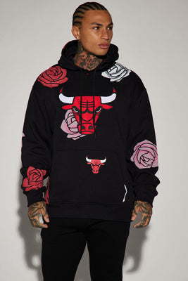 BlackTree Bulls Florist Hoodie