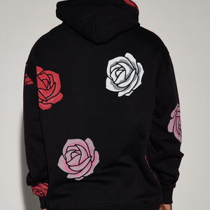 BlackTree Bulls Florist Hoodie