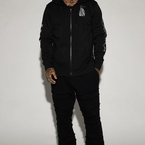 BlackTree Dead Inside Zip Up Hoodie