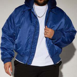 BlackTree Hooded Bomber Jacket