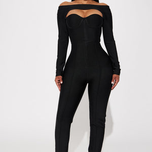 BlackTree Bandage Jumpsuit