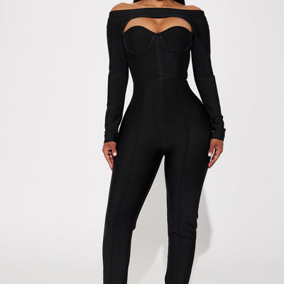 BlackTree Bandage Jumpsuit