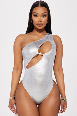 BlackTree Hints Metallic Bodysuit