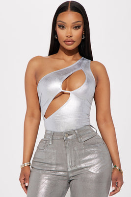 BlackTree Hints Metallic Bodysuit