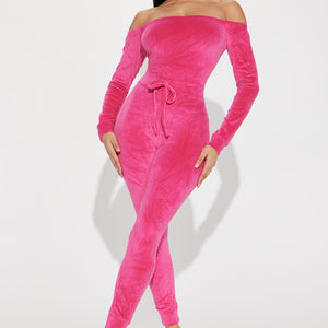 BlackTree Velour Jumpsuit